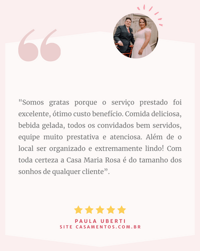 depoimento miniwedding zona norte de sp